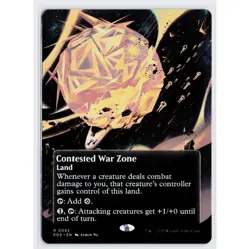 Contested War Zone- Stellar Sights Poster Regular MTG-NM - Image 1