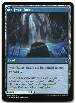 MTG Jwari Disruption FOIL U Zendikar Rising 64 LP - Image 2