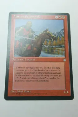 MTG Marton Stromgald x1- -Ice Age-Lightly Played - Image 1