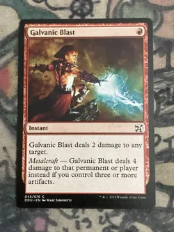 MTG Galvanic Blast Duel Decks: Elves vs. Inventors (045/076) Regular Common - Image 1