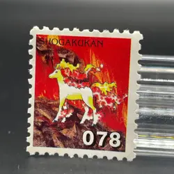 Rapidash SHOGAKUKAN Pokemon postage stamp No.078 Japanese F/S - Image 1