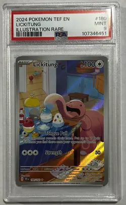 Pokemon - Lickitung 180/162 - Temporal Forces Illustration Rare Holo - Image 1
