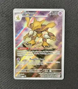 Pokemon TCG Alakazam 009 Mega Evolution ETB Promo NM - Image 1