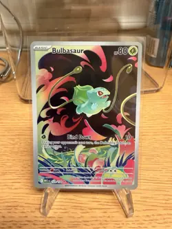 POKEMON MEGA EVOLUTION! BULBASAUR! ILLUSTRATION RARE 133/132 NM FREE SHIPPING - Image 1