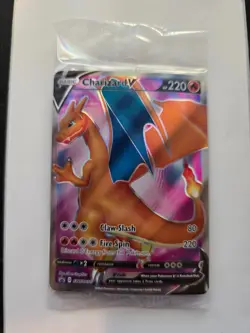 Charizard V Sealed Sword & Shield Black Star Promo Pokemon #SWSH050 - Image 1