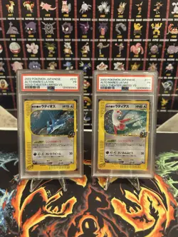 Pokemon Alto Mare’s Latias & Latios Sequential Both Swirled PSA 1 - Image 1