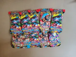 Lot of 10x Pokemon Mega Evolution Sleeved Booster Packs IN HAND - Image 1