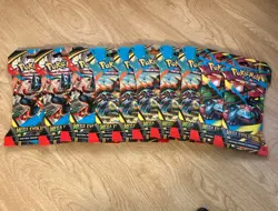 Lot of 10x Pokemon Mega Evolution Sleeved Booster Packs IN HAND - Image 1