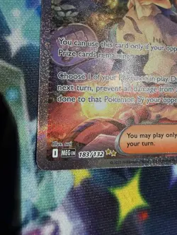 Pokemon Mega Evolution Acerola's Mischief Secret Illustration Rare, #183/132 PSA - Image 3