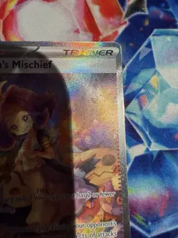 Pokemon Mega Evolution Acerola's Mischief Secret Illustration Rare, #183/132 PSA - Image 5