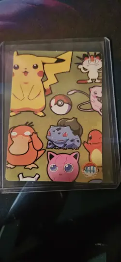 PIKACHU SQUIRTLE BULBASAUR 2 Pokemon Pocket Monsters Vending Prism Sticker Holo - Image 2