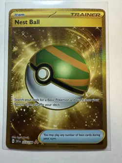 Pokemon Nest Ball Secret Rare 255/198 SV01: Scarlet & Violet Base Set Holo NM! - Image 1