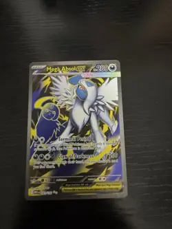 Mega Absol ex Full Art Ultra Rare 161/132 Pokemon Mega Evolution English - Image 1