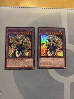 x2 Yugioh Dracotail Gulamel JUSH-EN007 Super Rare 1st Ed Near Mint - Image 1
