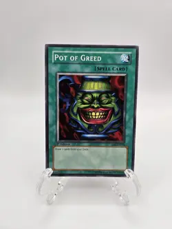 Yugioh Pot of Greed SD4-EN018 Common 1st Edition Near Mint - Image 1