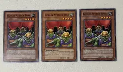 Yugioh TCG Retro Pack 2 Reprint Goblins Attack Force x3 - Image 1