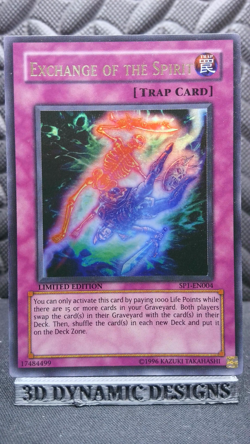 | Yugioh Exchange of the Spirit SP1-EN004 Ultra Rare Sneak Preview 1 NM/LP 🔥 | - Image 1