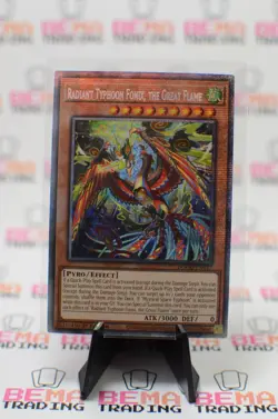 YuGiOh DOOD-EN017 Radiant Typhoon Fonix, the Great Flame Starlight Rare ON HAND - Image 1