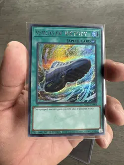 YU-GI-OH X Nike Promo Card Winds Of Victory Air Max Muscle 95 Spell Card Yugioh - Image 1