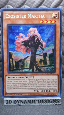 | Yugioh Exosister Martha MP23-EN127 1st Edition Secret Rare NM 🔥 | - Image 1