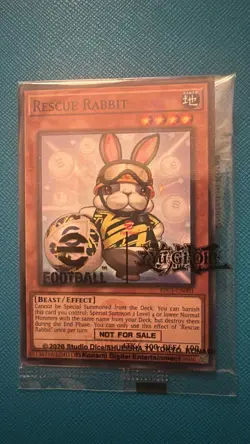 Rescue Rabbit + Neymar Jr - 2025 eFootball Promo Set - Yugioh OTS OP Limited - Image 1