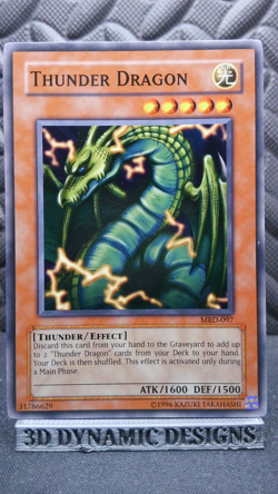 | Yugioh Thunder Dragon MRD-097 Common OG Print Metal Raiders NM 🔥 | - Image 1