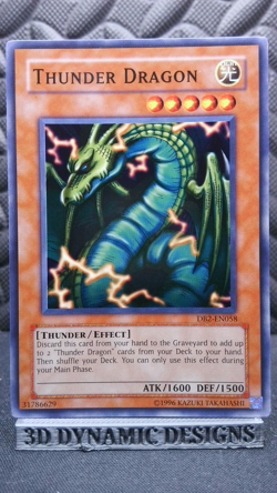 | Yugioh Thunder Dragon DB2-EN058 Common Dark Beginning 2 NM 🔥 | - Image 1