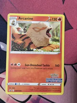 Arcanine (Illustration Contest 2022) - SWSH304 : Sword & Shield Promo Cards - Image 1