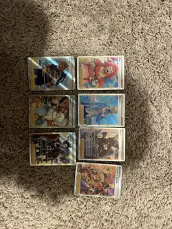 Pokemon Cards Full Art Trainers set of 7 - Image 1