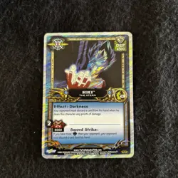 Yu Yu Hakusho TCG Hiei the Stern U5 Dark Tournament NM First Edition Foil Card - Image 1