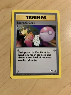 Sabrina's Gaze 125/132 Pokemon Card Gym Heroes LP - Image 1
