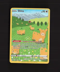 Ditto GG22/GG70 Crown Zenith Full Art Ultra Rare Holo Pokemon Card NM - Image 1