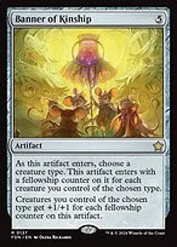Banner of Kinship - Foundations | MTG Card - Image 4