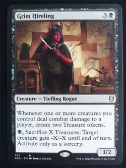 Grim Hireling - CLB - Mtg Card #4P1 - Image 1