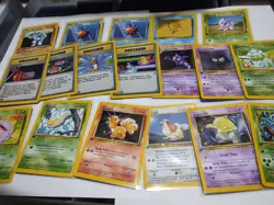 Vintage Pokemon Card Lot Private x18 - Image 4