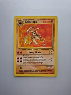 Pokemon TCG Vintage Kabutops 24/62 Card Fossil Non Holo Unlimited - Image 1