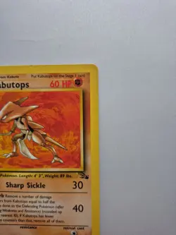 Pokemon TCG Vintage Kabutops 24/62 Card Fossil Non Holo Unlimited - Image 2
