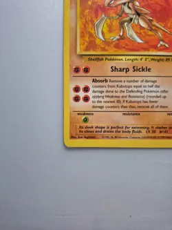 Pokemon TCG Vintage Kabutops 24/62 Card Fossil Non Holo Unlimited - Image 4