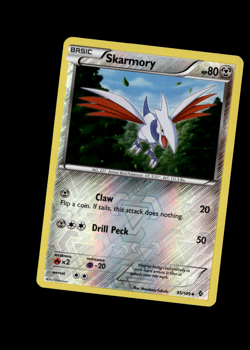 Pokemon 2012 Light Play Skarmory Boundaries Crossed REVERSE 95/149 Card - Image 1
