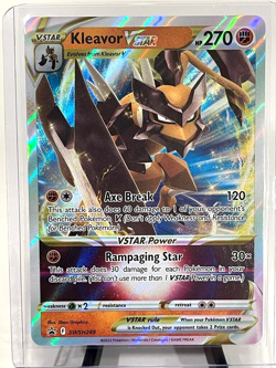 Pokemon - Kleavor VSTAR - SWSH249 - Black Star Promo Card - Image 1