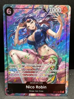 Nico Robin OP12-087 Alternate Art One Piece Card English Legacy of the Master - Image 1