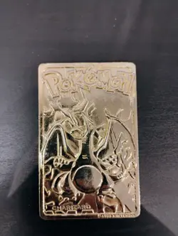 POKEMON Charizard 23K Gold Plated Card Burger King Limited Edition 1999 - Image 1