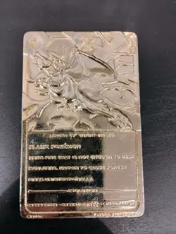 POKEMON Charizard 23K Gold Plated Card Burger King Limited Edition 1999 - Image 2