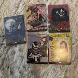 MTG Spiderman Borderless Marvel Lot Relentless Assault Savage Beating - Image 1