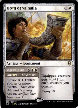 MTG Horn of Valhalla Commander Legends: Battle for Baldur's Gate Rare #26 - Image 1