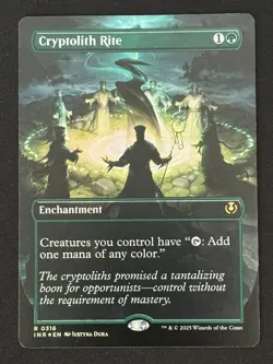 1x MTG Cryptolith Rite (Borderless, Foil) - Innistrad Remastered (INR) #316 - Image 1