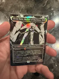 Elesh Norn, Mother of Machines (Showcase) (Step-and-Compleat Foil) Phyrexia: All - Image 1