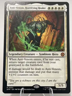 MTG Anti-Venom, Horrifying Healer Marvel's Spider-Man Regular 0001 SPM EN MYTHIC - Image 2