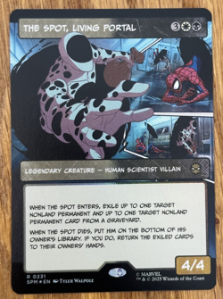 MTG Marvel Spider-Man, The Spot, Living Portal - Borderless Foil - Image 1