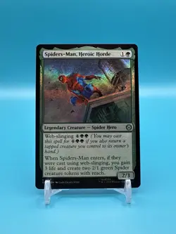Spiders-Man, Heroic Horde - Marvel’s Spider-Man (SPM) - MTG - FOIL - Image 1